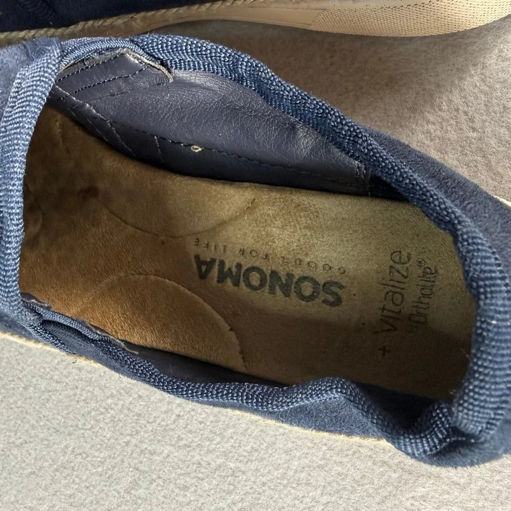 Sonoma Platform Espadrille Sneakers Fits Like‎ US 9 10